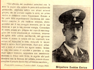 Enrico Zuddas eroe della Resistenza